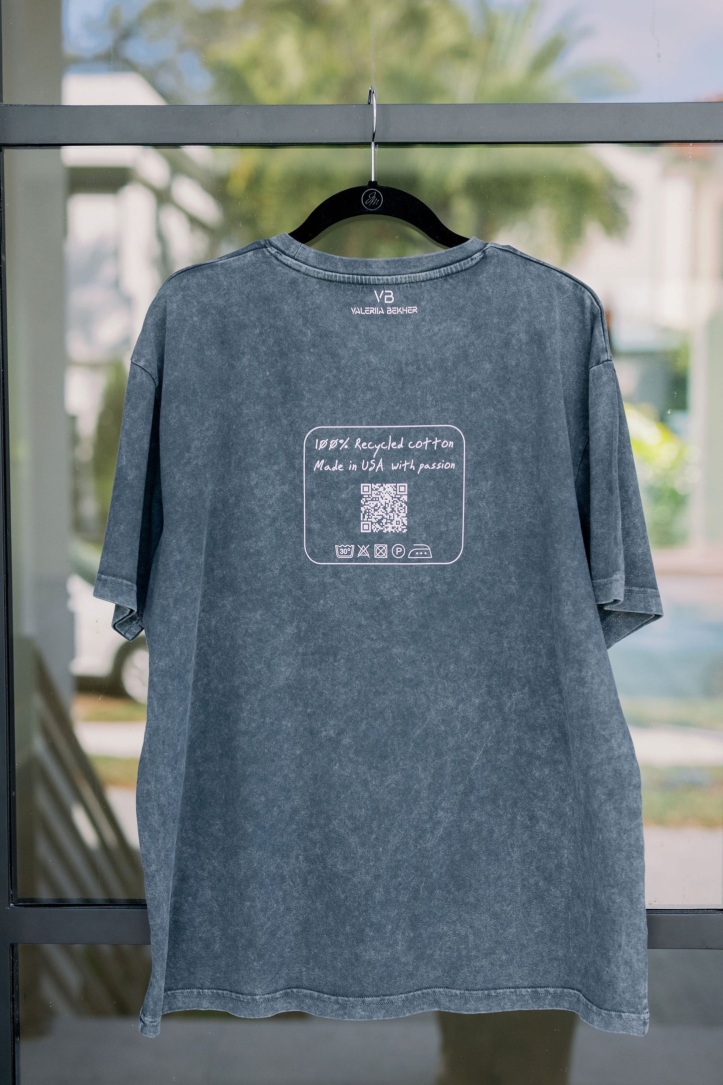 Oversized Washed T-Shirt "bury me"