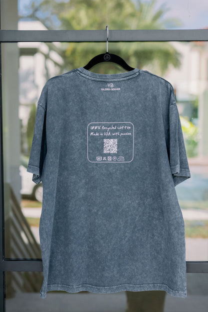 Oversized Washed T-Shirt "bury me"