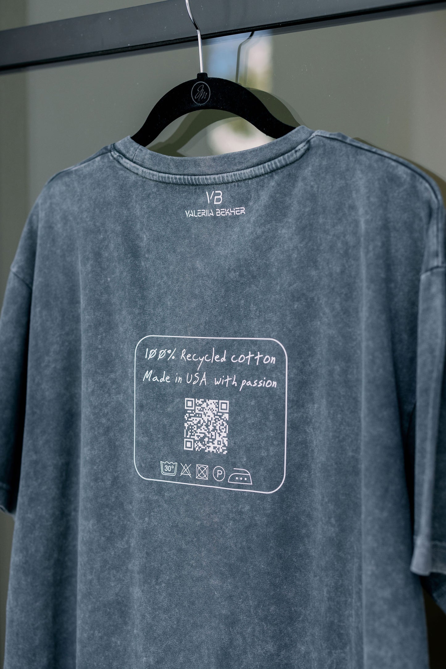 Oversized Washed T-Shirt "bury me"