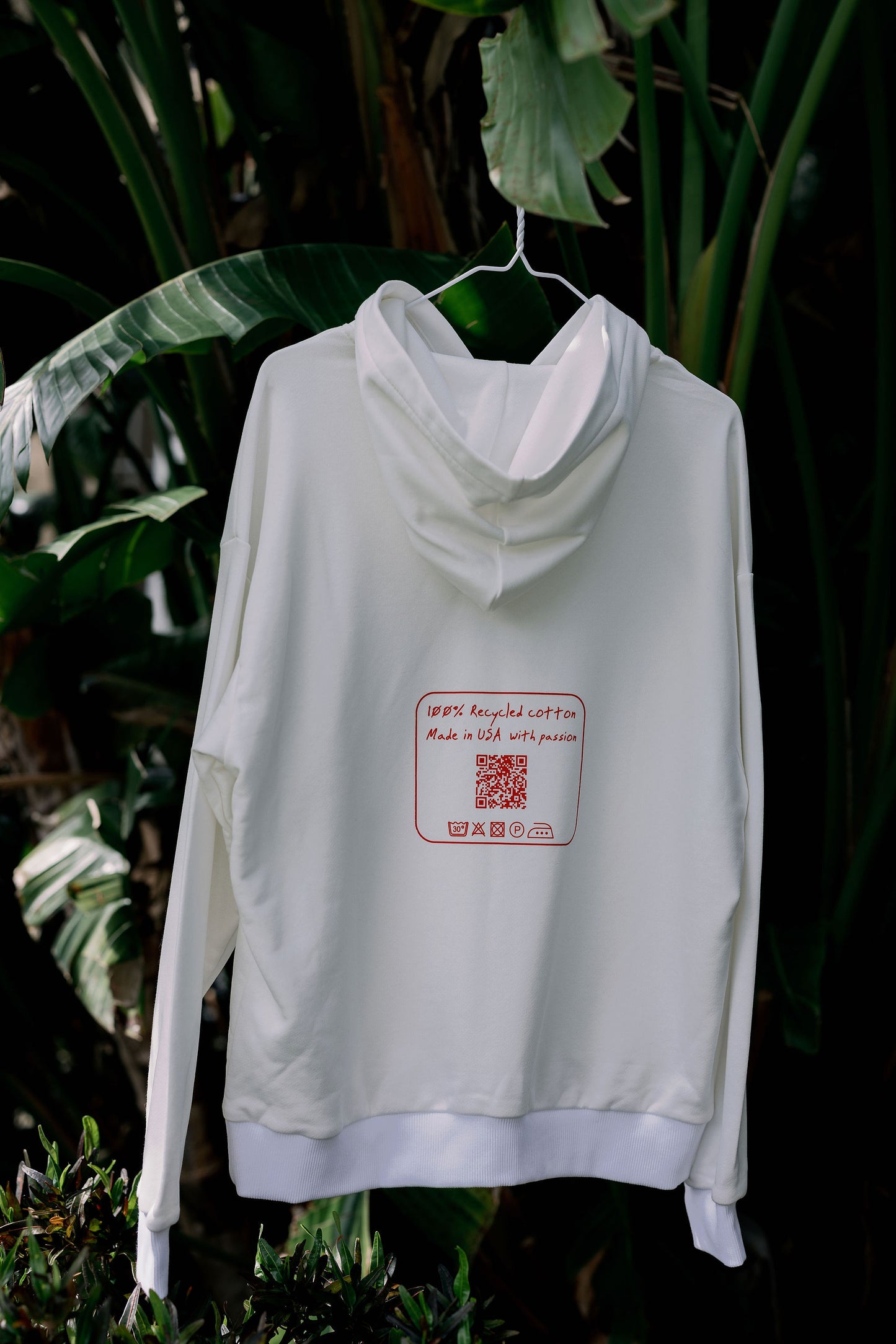 Oversized VB Logo Milk Hoddie