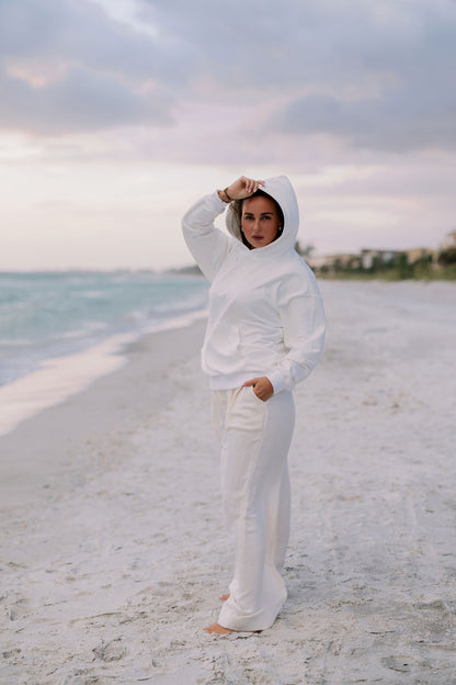 Oversized VB Logo Milk Hoddie