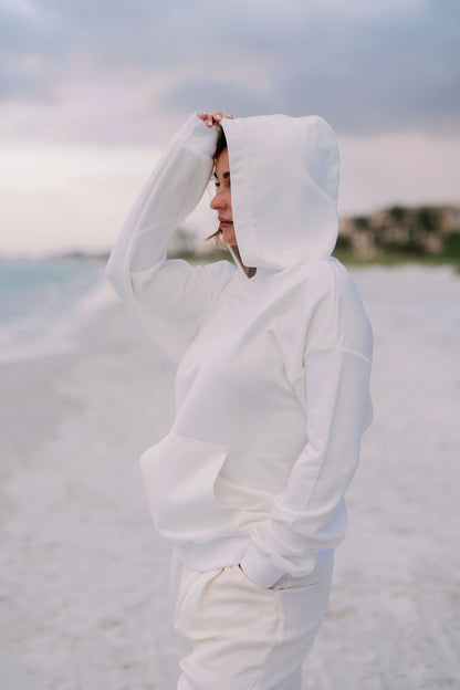 Oversized VB Logo Milk Hoddie